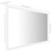 Espejo de baño LED acrílico blanco 90x8,5x37 cm