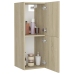 Armario de baño madera contrachapada roble Sonoma 30x30x80 cm