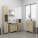 Armario de baño madera contrachapada roble Sonoma 60x33x80 cm