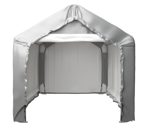 Carpa de almacenamiento acero galvanizado gris 180x180 cm