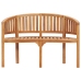 Juego de muebles de jardín 5 piezas madera maciza de teca