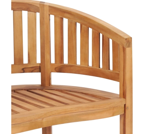 Juego de muebles de jardín 5 piezas madera maciza de teca