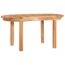 Juego de muebles de jardín 5 piezas madera maciza de teca