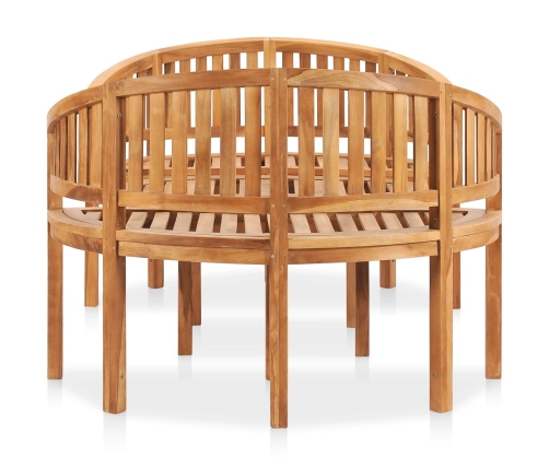 Juego de muebles de jardín 3 piezas madera maciza de teca