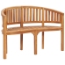 Juego de muebles de jardín 3 piezas madera maciza de teca