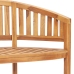 Juego de muebles de jardín 3 piezas madera maciza de teca