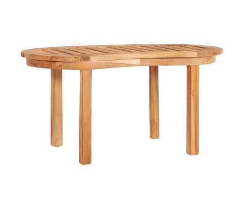 Juego de muebles de jardín 3 piezas madera maciza de teca