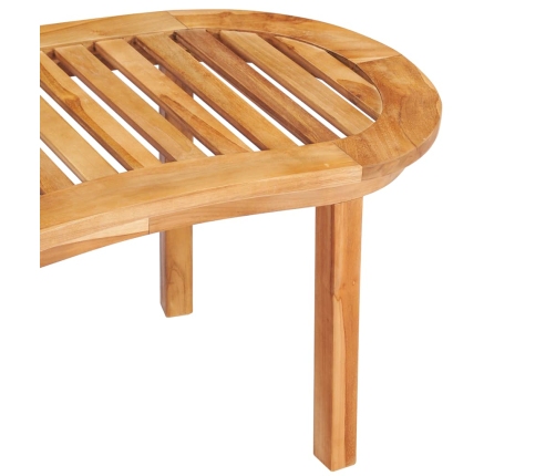 Juego de muebles de jardín 3 piezas madera maciza de teca
