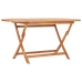 Set de comedor de jardín plegable 9 pzas madera maciza de teca