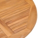 Set de comedor de jardín plegable 5 pzas madera maciza de teca