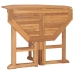 Set de comedor de jardín plegable 5 pzas madera maciza de teca