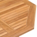 Set de comedor de jardín plegable 5 pzas madera maciza de teca