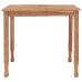 Conjunto de comedor para jardín 5 piezas madera maciza de teca
