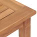 Conjunto de comedor para jardín 5 piezas madera maciza de teca