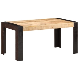 Mesa de comedor de madera maciza de mango 160x80x76 cm