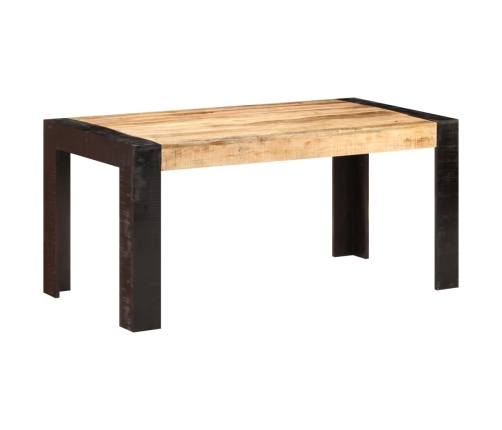 Mesa de comedor de madera maciza de mango 160x80x76 cm