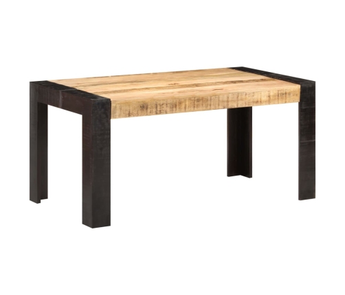 Mesa de comedor de madera maciza de mango 160x80x76 cm