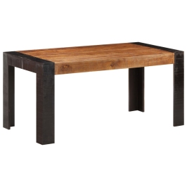 Mesa de comedor de madera maciza de mango 160x80x76 cm