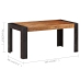 Mesa de comedor de madera maciza de mango 160x80x76 cm