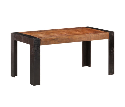 Mesa de comedor de madera maciza de mango 160x80x76 cm