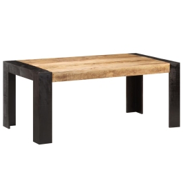 Mesa de comedor de madera maciza de mango 180x90x76 cm