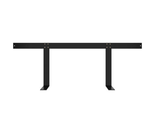 Respaldo para sofá de palets 110 cm hierro negro