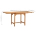 Conjunto de comedor de jardín 5 piezas madera maciza de teca