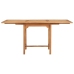Conjunto de comedor de jardín 5 piezas madera maciza de teca