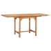 Conjunto de comedor de jardín 5 piezas madera maciza de teca