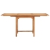 Conjunto de comedor de jardín 7 piezas madera maciza de teca