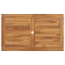 Conjunto de comedor de jardín 7 piezas madera maciza de teca