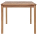 Conjunto de comedor de jardín 5 piezas madera maciza de teca