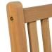 Conjunto de comedor de jardín 5 piezas madera maciza de teca