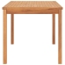 Conjunto de comedor de jardín 5 piezas madera maciza de teca