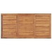 Conjunto de comedor de jardín 5 piezas madera maciza de teca