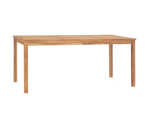Conjunto de comedor de jardín 7 piezas madera maciza de teca