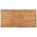Conjunto de comedor de jardín 7 piezas madera maciza de teca