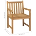 Conjunto de comedor de jardín 7 piezas madera maciza de teca
