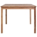 Conjunto de comedor de jardín 7 piezas madera maciza de teca