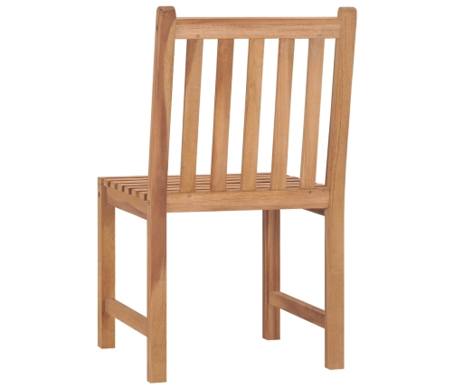 Conjunto de comedor de jardín 7 piezas madera maciza de teca