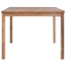 Conjunto de comedor de jardín 7 piezas madera maciza de teca