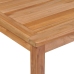Conjunto de comedor de jardín 7 piezas madera maciza de teca