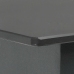 Set de comedor de jardín de 5 piezas PVC ratán negro