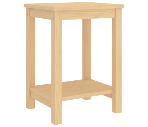 Mesitas de noche madera maciza de pino natural 35x30x47cm