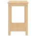 Mesitas de noche madera maciza de pino natural 35x30x47cm