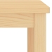 Mesitas de noche madera maciza de pino natural 35x30x47cm