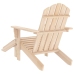 Silla jardín Adirondack con otomana madera maciza de abeto