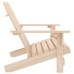 Silla Adirondack de jardín 2 plazas madera maciza de abeto