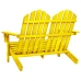 Silla Adirondack de jardín 2 plazas madera de abeto amarillo