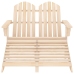 Silla Adirondack de jardín 2 plazas madera de abeto